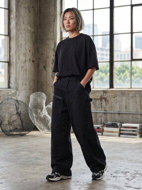 Adidas Y-3 Yohji Yamamoto UT Twill Black Pants - JV6774 - SMALL
